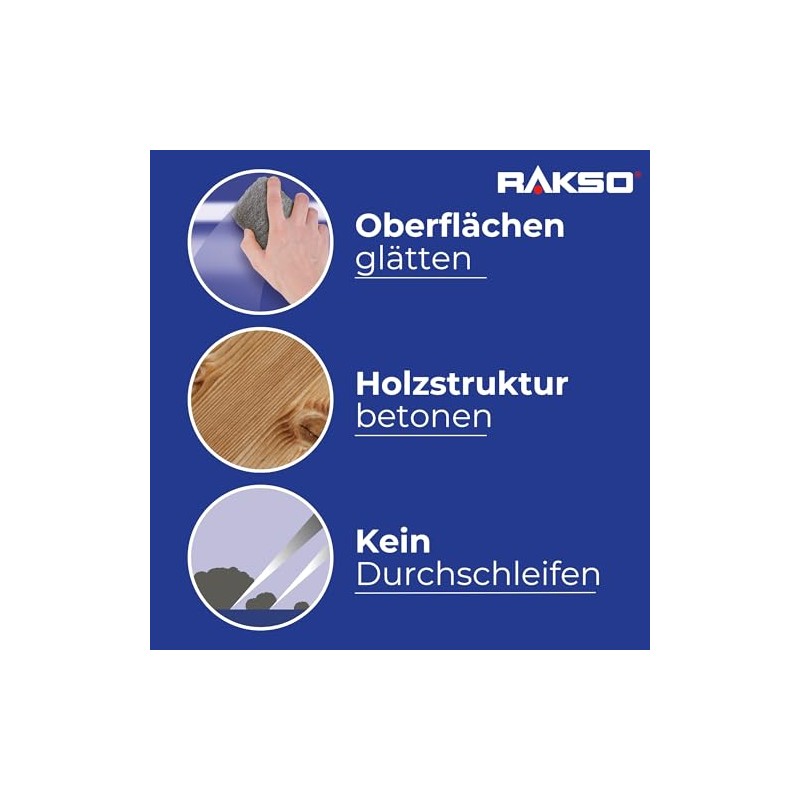 RAKSO Steel Wool Medium 2-400 g, 2 x 200 g