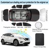 TINGLU Window Shades for Nissan Murano 2015-2024 Accessories Car Side