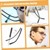 Operitacx 2 Pairs Eyeglass Replacement Temple Arms Durable Repair Kit