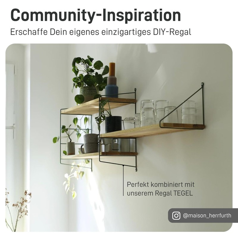 2x Natural Goods Berlin | Pankow Shelf Brackets | Design