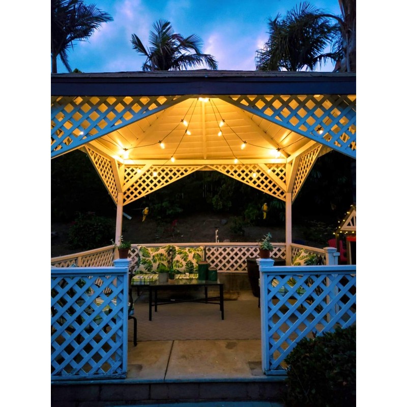 Brightech Ambience Pro Solar Powered Outdoor String Lights - Commercial