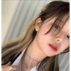 [Anna Flair] [SILVER925] TINY LINE HEART EARRINGS AE223001 Tiny Line