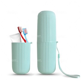Portable Travel Toothbrush Storage Case Holder (Green)