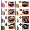 10 Colours Glitter Liquid Eyeliner Set - Shimmer, Smudge-Proof, Waterproof,