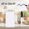Dry Erase Labels 30 Pack 3x5Inch Reusable Whiteboard Sticky Notes