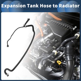 INFINAUTO Expansion Tank Hose to Radiator Engine Coolant Water Hose No.LR013687 for Land Rover LR4 5.0L 2010-2013 Rubber Black Good Sealing