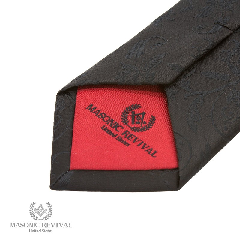 Masonic Revival Noche Necktie (2.5" Slim)