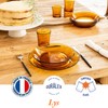 Duralex 21-0228-00 Amber 160cc Set of 4