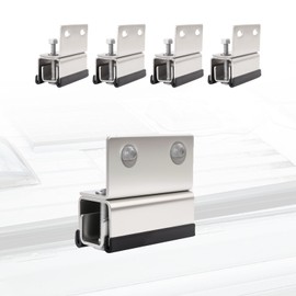 WODHMIEY Van Roof Rack Mount Kit,Roof Rack Mount Kits,304 Stainless Steel Van Roof Rack,Van Roof Rack Brackets for ProMaster, Box ers, (Type B Without Lid(Approx. 7 X 2.85 X 6.5cm / 2.8)