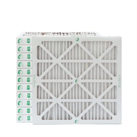 Glasfloss ZL 24x24x2 MERV 13 (FPR 10) 2" Inch Air Filters for AC and Furnace. Case of 12. Actual Size: 23-3/8 x 23-3/8 x 1-3/4