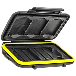 Waterproof Memory Card Protective Hard Case Cover Box For 3 x XQD and 2 CF Compact Flash MEMORY CARD