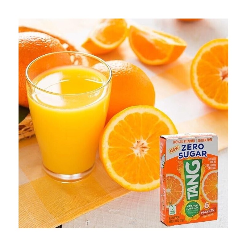 Tang On the Go Zero Sugar Orange Drink Mix (6
