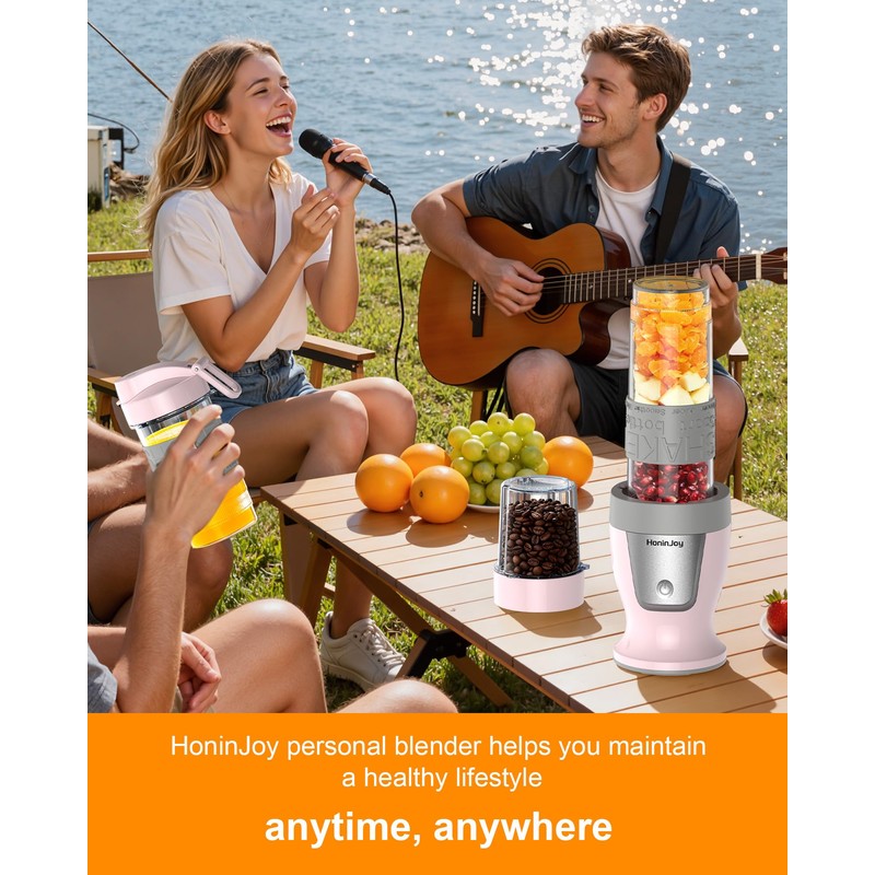 Smoothie Blender and Grinder Combo, 10-Piece Blenders Shakes