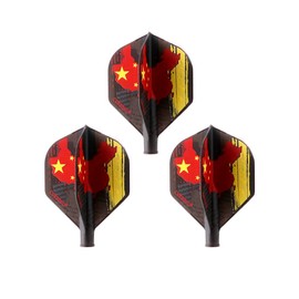 CUESOUL TERO AK4 Dart Flights Standard Shape with Exquisite Pattern, Set of 3