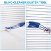 2 in 1 Window Blind Cleaner Duster Tool,Dual Brush Head,with