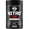 PMD Sports Nitro cm - Nitric Oxide with Agmatine Pre Workout Supplement - Muscle Growth Pre Workout with L Arginine - Endurance Boost for Hardcore Exercise, Training, and Bodybuilding - 90 Capsules