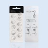 MiniFit bass Double Vent Domes for Oticon Hearing Aids, 6mm,