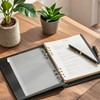 Sdhgerh Pack of 20 Waterproof Document Wallets A5 6-Hole Binder