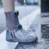 TAKUMED Waterproof Gypsum Shoe Cover Rain Shoe Cover (Gray, XXL