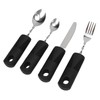 Weighted Bendable Cutlery,Disabled Cutlery Easy Grip Cutlery Dishwasher Safe Disabled
