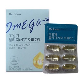 Dr. Lin Supercritical Alti-G Omega 3 1025mg x 30 Capsules x 4  / 닥터린 초임계 알티지 오메가3 1025mg x 30캡슐 x 4개
