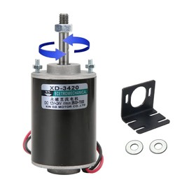 High Torque DC Motor 12 V/24 V Permanent Magnet Motor Mini DC Motor DIY Generator Motor 30W CW/CCW with Moun