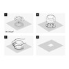 Rayher 69221000 Flying Punch with Heart Motif, Magnetic Punch for