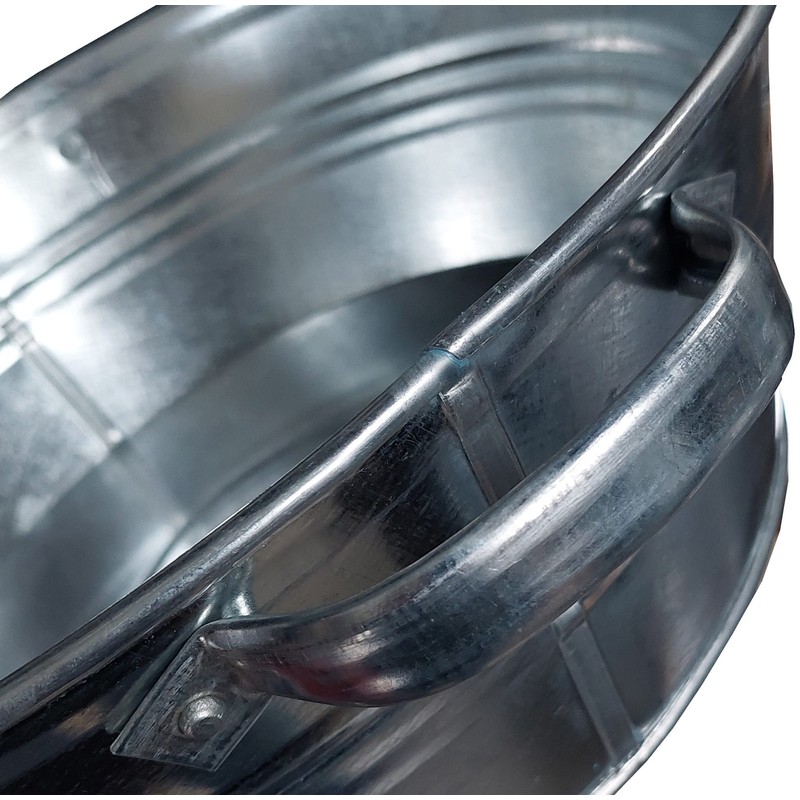 Storm's Gartenzaubereien Zinc Tub 3 L Round Waterproof Plant Bowl