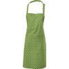 REDBEST Apron Dots 100% Cotton Green Size 75 x 90