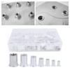 175pcs Rivet Nut Set Flat Head Aluminium Nutsert Assortment with