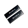 Dacia Carbon Fibre Effect Racing Style Seat Belt Pads compatible