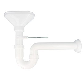 tecuro Funnel Siphon Odour Trap with Wall Connection Diameter 40 mm
