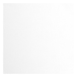 Vaessen Creative Florence Cardstock White Paper 216gsm Square 12" x 12" 20 Pack Texture for Scrapbooking, Card Making, Die Cutting and Other Paper Crafts