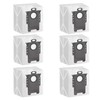 Janhaley 6 Pack Dust Bag for Roborock Q7 M5+, Q10