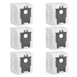 Janhaley 6 Pack Dust Bag for Roborock Q7 M5+, Q10 S5+/Q10 X5+, S8 Pro Ultra
