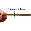 Paperclips Extra Grandes 10 Cm Vinilo Dorado Brillante