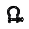 4 Pack Black Rigging 1/2" Bow Shackles D Ring Rugged