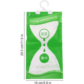 Wardrobe Dehumidifier - Dehumidifier Hanging Bag With Hooks - Interior Dehumidifier for Home Moisture & Damp Absorber for Trap, Condensation, mildew - For Wardrobe, Interior, Caravan - ASPIRE UK (5pk)