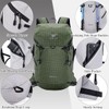 Kimwadalh Hiking Backpack for Women Men 15L Trekking Rucksack Small