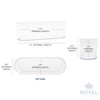 Royal Imports - Jarrón rectangular de acrílico para decoración del