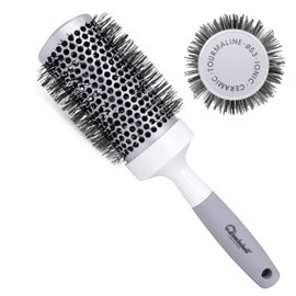 Bombshell Ceramic Round Brush — Pro Ultra Ceramic Thermal Round Hair Brush with Rubber Handle, Round Brush for Blow Drying, Curling, and Styling 2"
