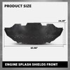 G-PLUS Front Engine Splash Shield Cover Compatible with Ford Mustang