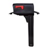 Gibraltar Mailboxes Classic Medium Capacity Double-Walled Plastic Black, All-In-One Mailbox