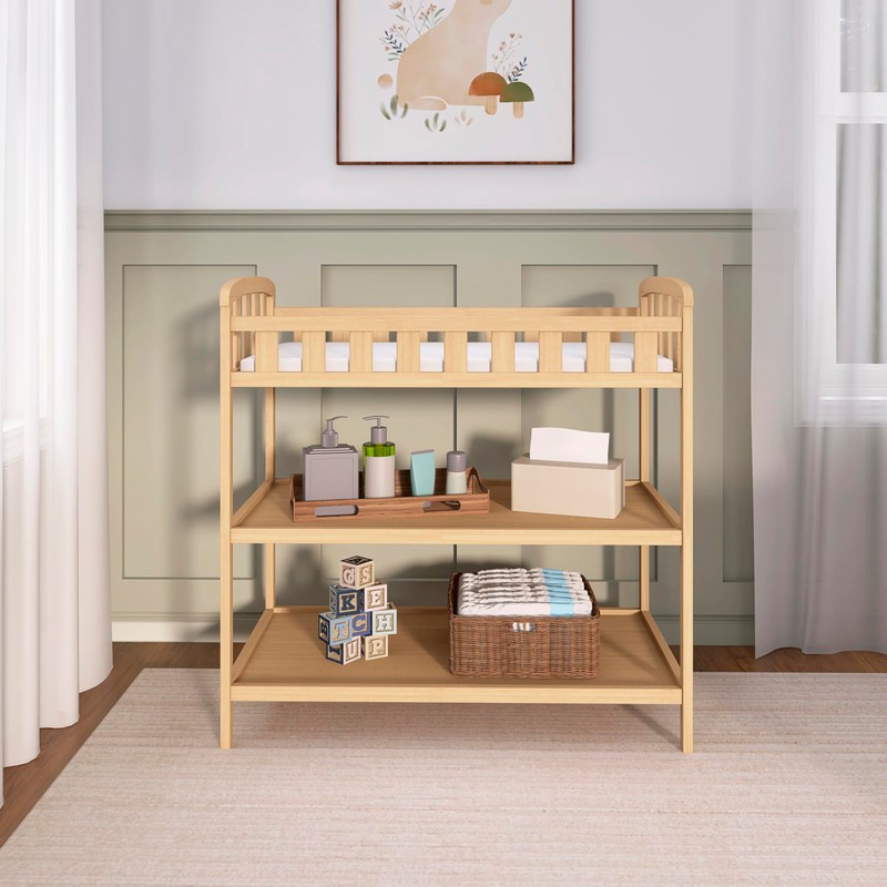 Dream On Me Emily Changing Table, Compact and Portable, Solid