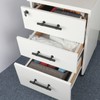 LONTAN 10 Black Cupboard Handles 96mm Kitchen Cupboard Handles Black