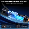 ULTRAFIRE 2 Pack Rechargeable Mini Green Light Flashlight, Single Mode
