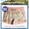 MaaMgic Men's Swimming Shorts Vintage Retro Board Shorts 4-Way Stretch