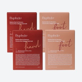 Byphyto Collagen Hand &amp;Foot mask pack 2 month package (2 hand packs + 2 foot packs) / Byphyto 바이피토 콜라겐 핸드 amp; 풋 마스크팩 2개월 패키지 (손팩 2 + 발팩 2)