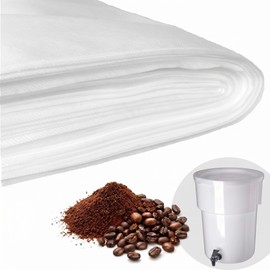 50 Pcs 20"X20" Drawstring Disposable Cold Brew Coffee Filter Bags - Ideal for 5 - Gallon Commercial Systems, Brew up to 5 LBS