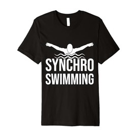 Synchro Swimming Minimalist Sporty Team Premium T-Shirt